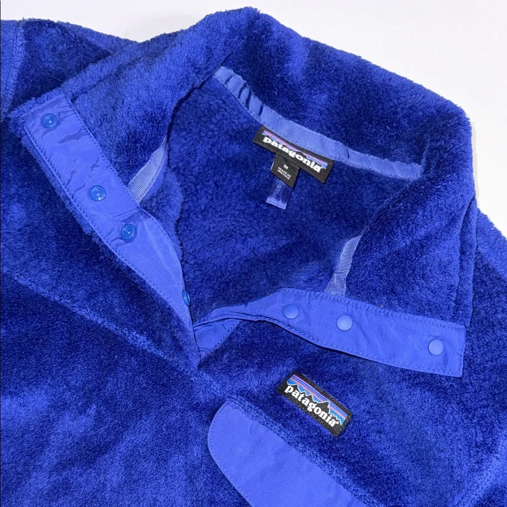 Patagonia Royal Blue Snap-T Fleece Medium - Picture 1 of 8
